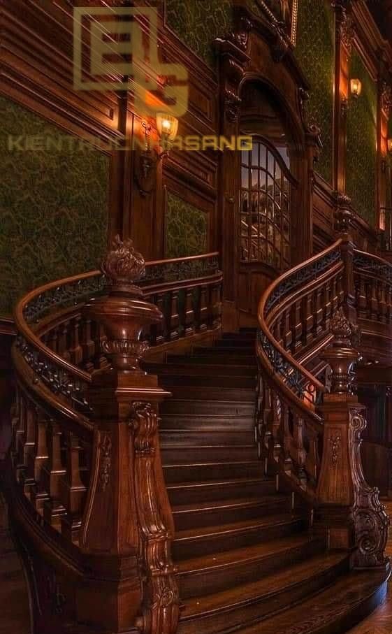 thi công cầu thang gỗ