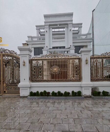 hàng rào hợp kim nhôm đúc