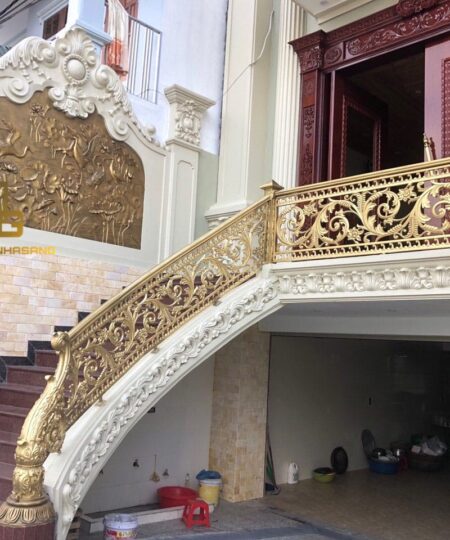 cầu thang hợp kim nhôm đúc