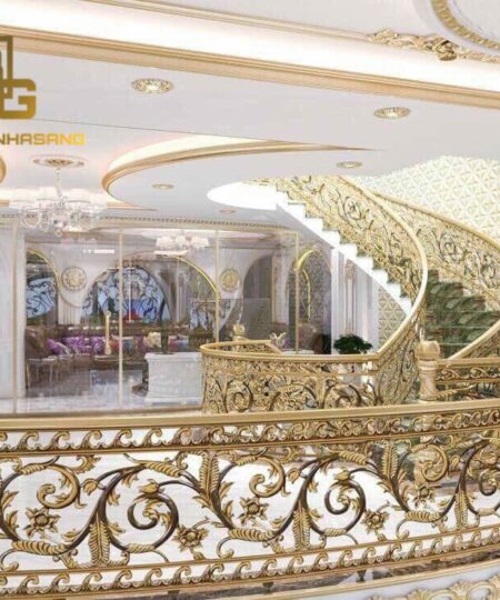 Thi công tay vịn cầu thang nhôm đúc hợp kim