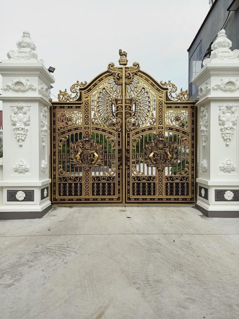 Cổng Nhôm Đúc: Sự Kết Hợp Hoàn Hảo Giữa Đẹp và Bền 7 Cổng nhôm đúc