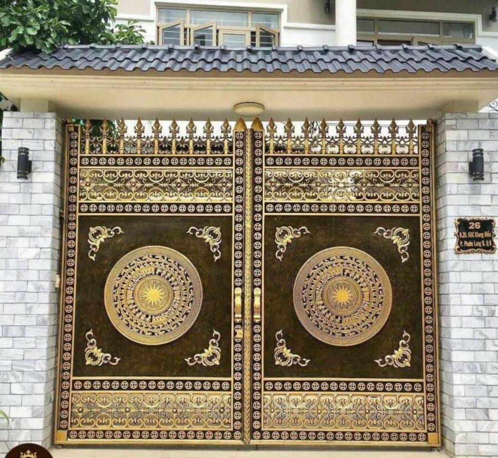 Cổng Nhôm Đúc: Sự Kết Hợp Hoàn Hảo Giữa Đẹp và Bền 4 Cổng nhôm đúc