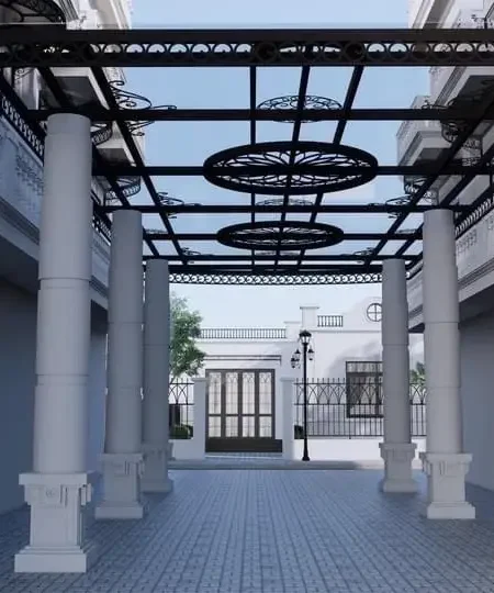 Giàn nắng nhôm đúc Kiến trúc Bùi Gia 24 z4694896072251 d8e11b541589760d99707e11546927f1