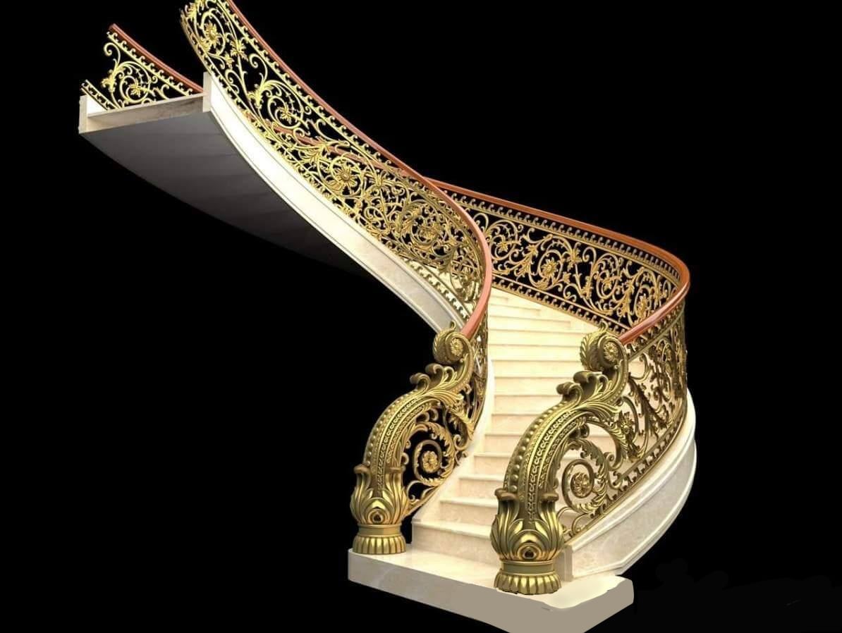 15 Mẫu Cầu Thang Nhôm Đúc Độc Đáo Cho Ngôi Nhà 9 Mẫu cầu thang nhôm đúc